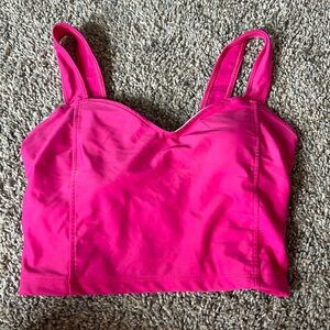 Kortni Jeane Swim Lattice Back Top